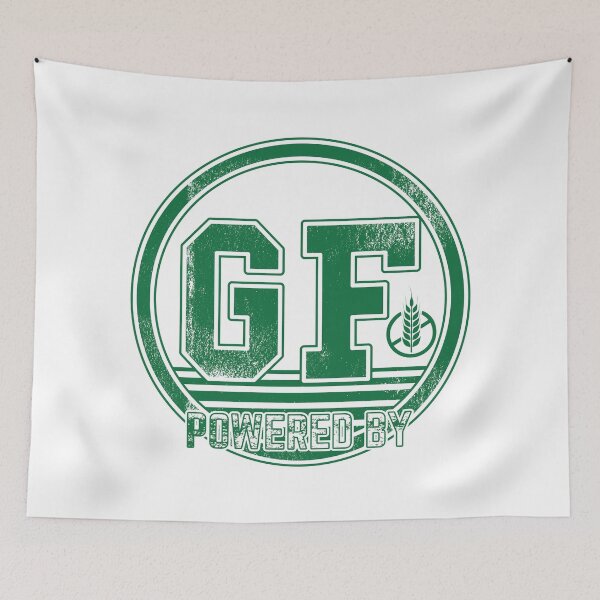 Item preview, Powered by Gluten Free (green) designed and sold by DKdesigns27.