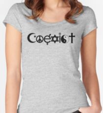 Coexist Women's Fitted Scoop T-Shirt