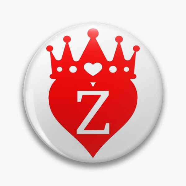 Item preview, crowned red heart with letter Z designed and sold by ronaldsonou.