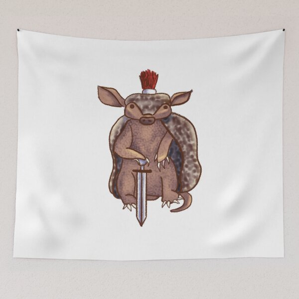 Item preview, Armadillo warrior designed and sold by ADrawerInPurple.