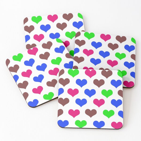Item preview,  colorful Hearts sticker designed and sold by indroo.