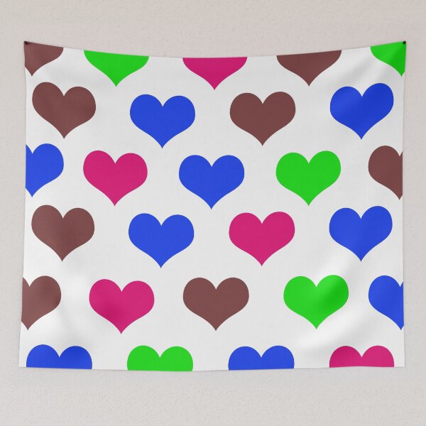 Item preview,  colorful Hearts sticker designed and sold by indroo.