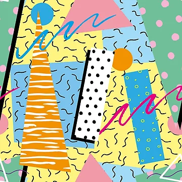 Artwork thumbnail, Symbol Retro Pattern by PatternTale
