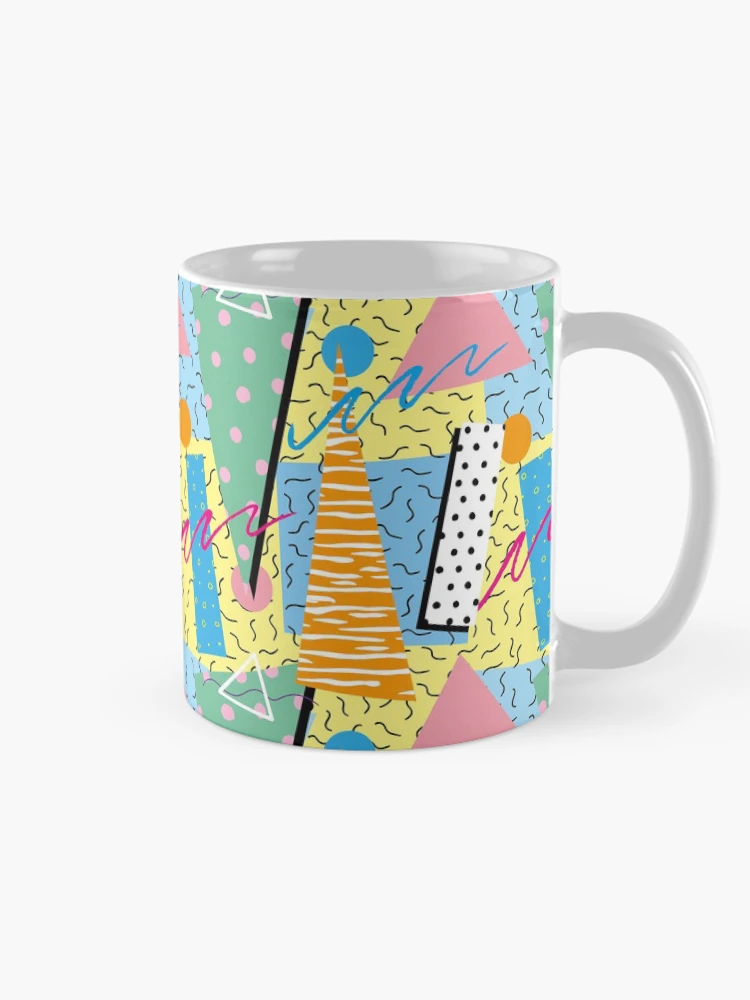 Thumbnail 3 of 6, Coffee Mug, Symbol Retro Pattern designed and sold by PatternTale.