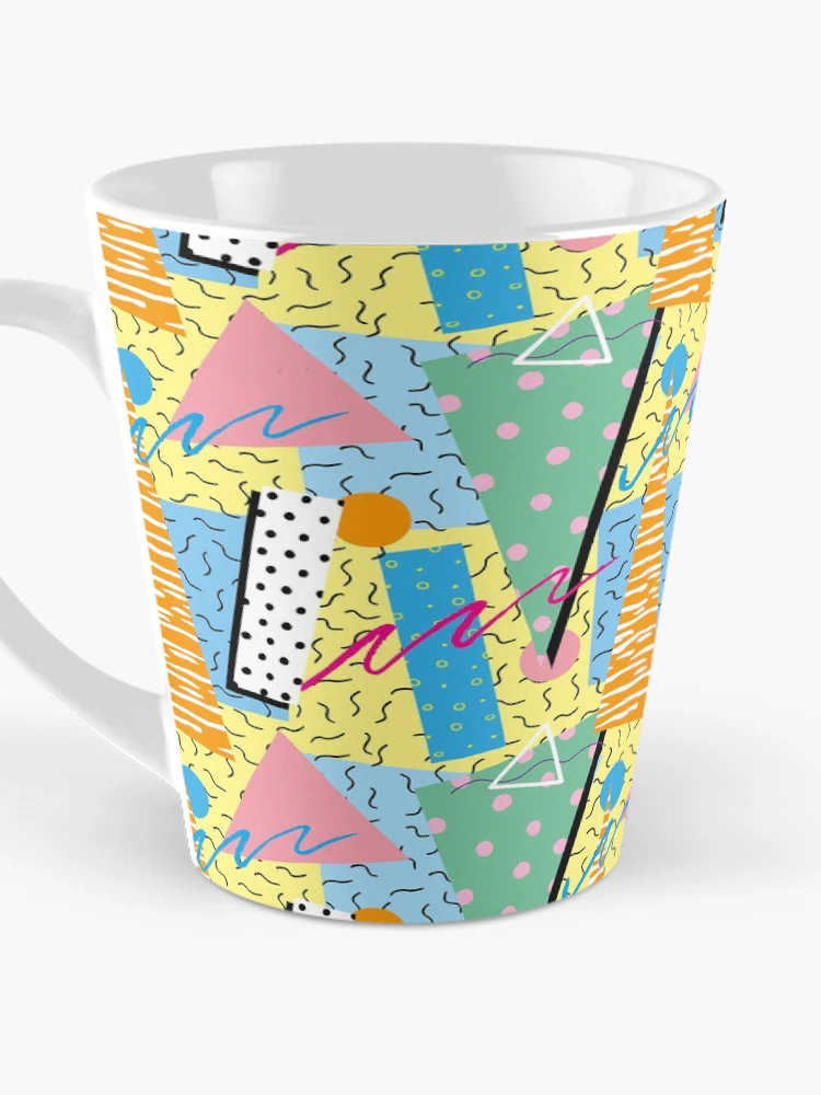 Thumbnail 3 of 4, Coffee Mug, Symbol Retro Pattern designed and sold by PatternTale.