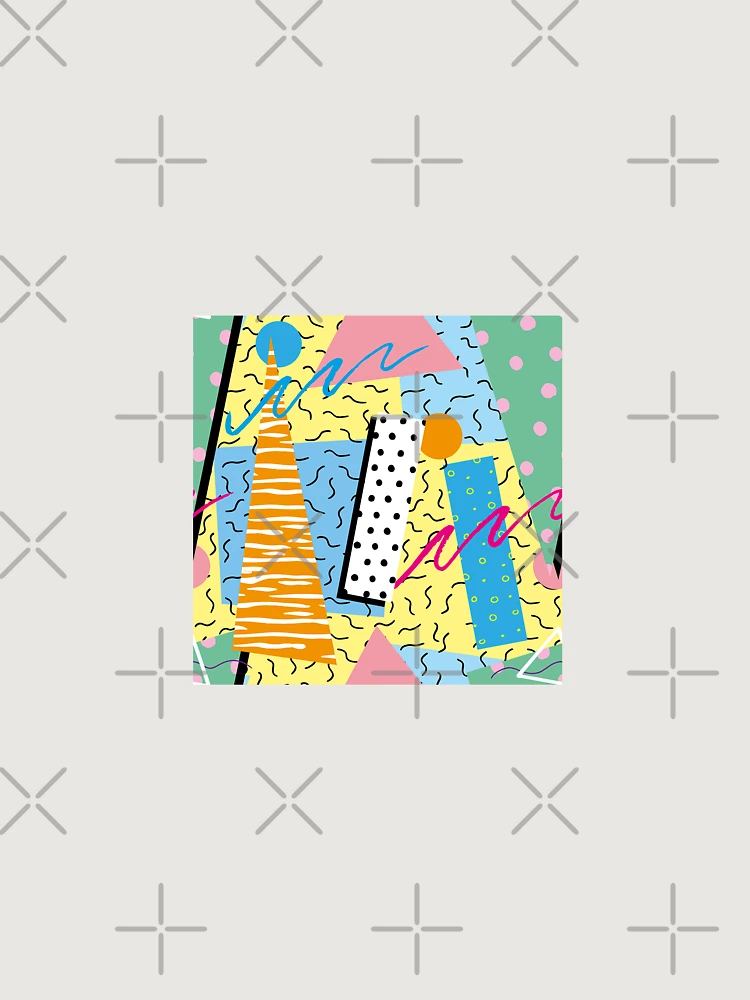 Thumbnail 6 of 6, Premium Oversized Sweatshirt, Symbol Retro Pattern designed and sold by PatternTale.