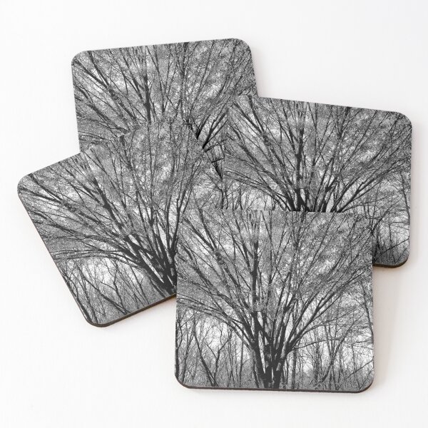 Item preview, Black & White Tree in Spring designed and sold by SXW Designs.