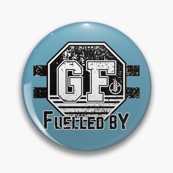 Item preview, Fuelled by Gluten Free (white GF) designed and sold by DKdesigns27.