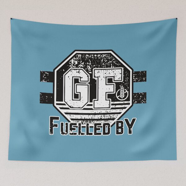 Item preview, Fuelled by Gluten Free (white GF) designed and sold by DKdesigns27.