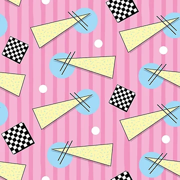 Artwork thumbnail, Pink Retro Pattern by PatternTale