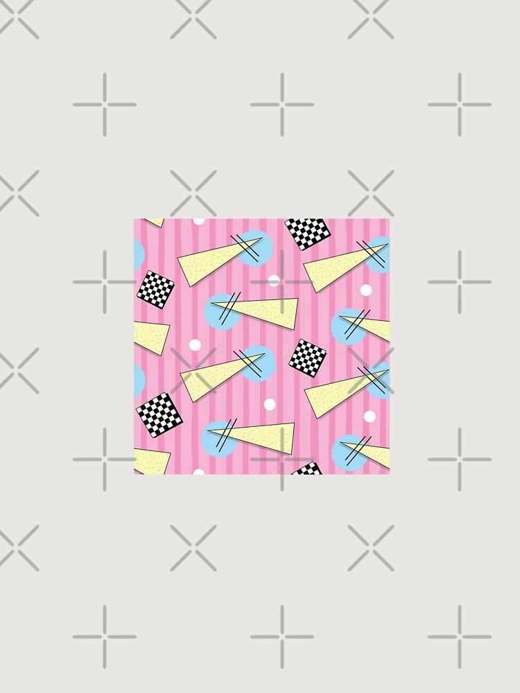 Thumbnail 6 of 6, Premium Oversized Sweatshirt, Pink Retro Pattern designed and sold by PatternTale.