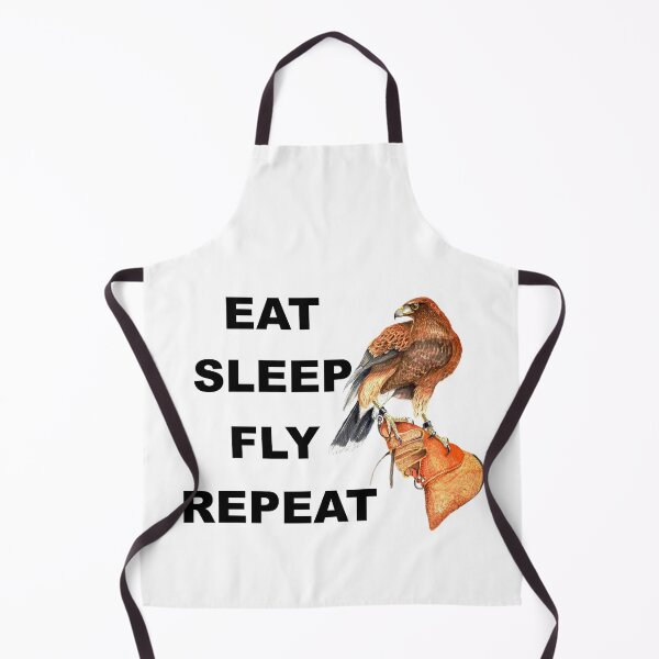 Item preview, Hawking/falconry eat sleep FLY repeat designed and sold by Fozzyartsales.