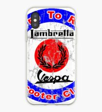 Nowhere To Run To Scooter Club Distressed T-Shirt iPhone Case
