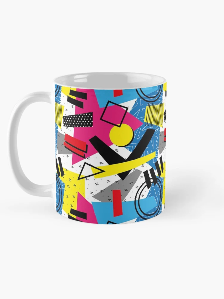 Thumbnail 5 of 6, Coffee Mug, Geometric Abstract Retro Pattern designed and sold by PatternTale.