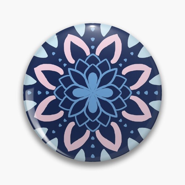 Item preview, Blue Pink Mandala Pattern designed and sold by VioletaBaez.