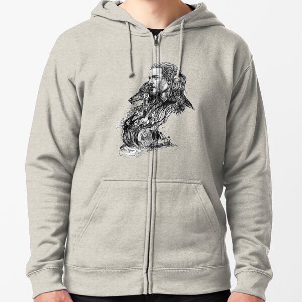 Threads of destiny Zipped Hoodie