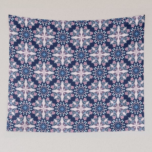 Item preview, Blue Pink Mandala Pattern designed and sold by VioletaBaez.