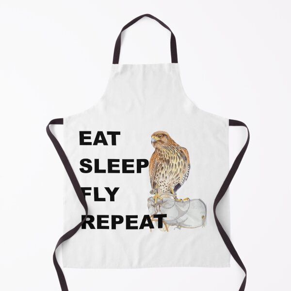 Item preview, Hawking/falconry eat sleep FLY repeat designed and sold by Fozzyartsales.