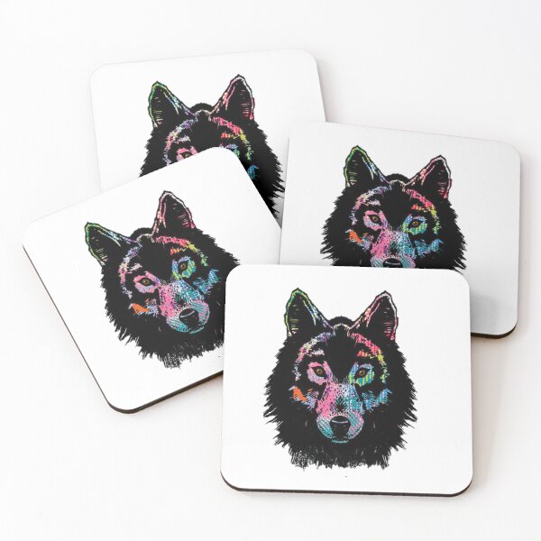 Item preview, Wolf color art zoo design designed and sold by RIAD16.