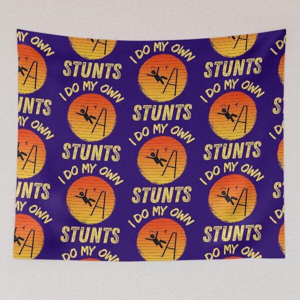 Item preview, I Do My Own Stunts Funny Injury Recover   designed and sold by WoodburyLake.