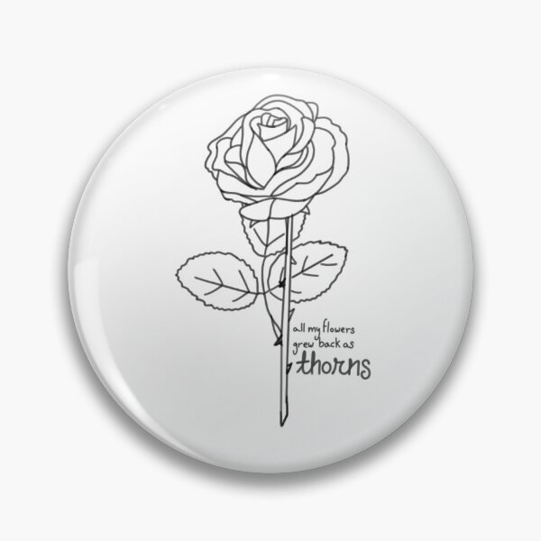 Item preview, Flowers grew back as thorns designed and sold by MagpiePoet.