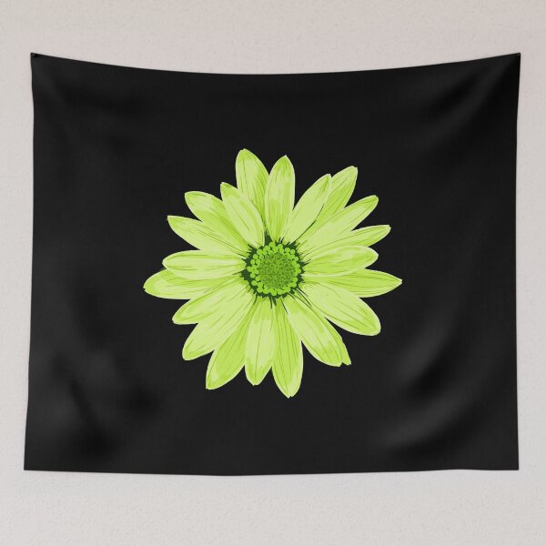Item preview, Green Flower Summer Gift Blossom Cosmos Love Peace designed and sold by yasmh.