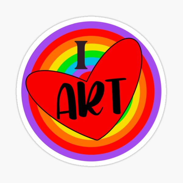 Item preview, I Love Art designed and sold by RhinoArtStudios.