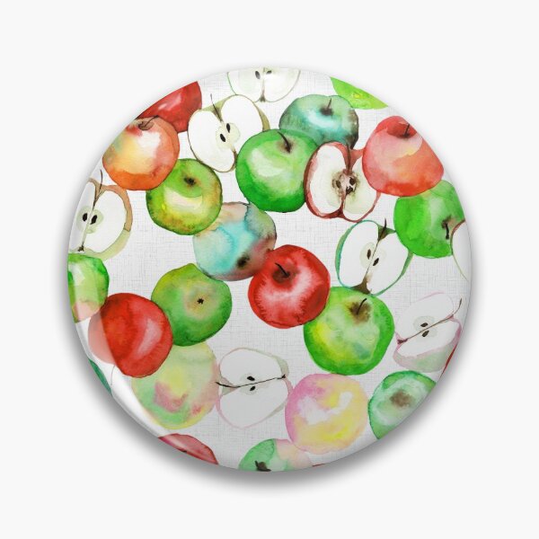 Item preview, Apples watercolor designed and sold by Rebecca Reck Art.