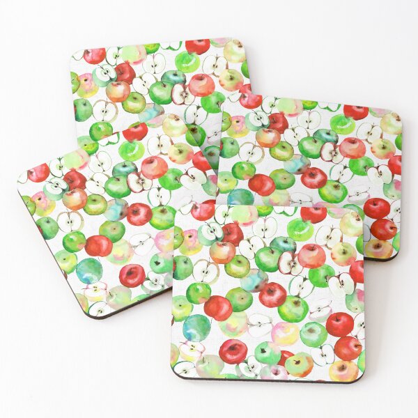 Item preview, Apples watercolor designed and sold by Rebecca Reck Art.