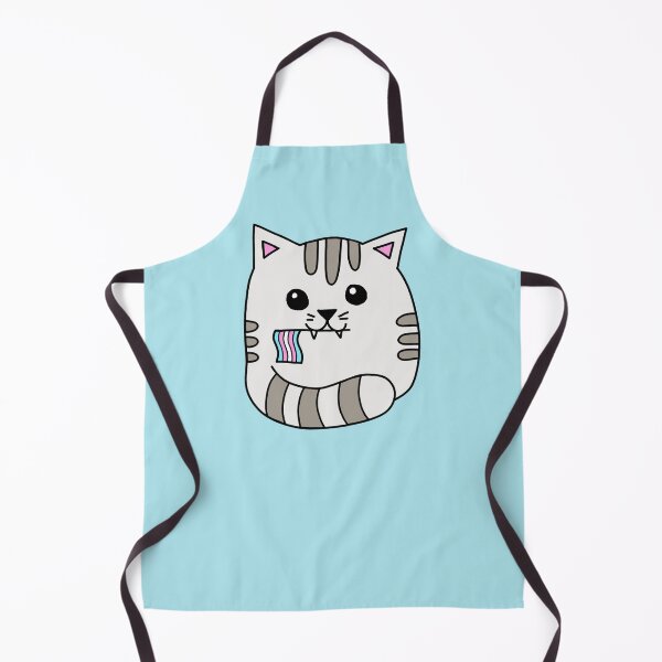 Item preview, transgender pride flag cat designed and sold by alisadesigns.