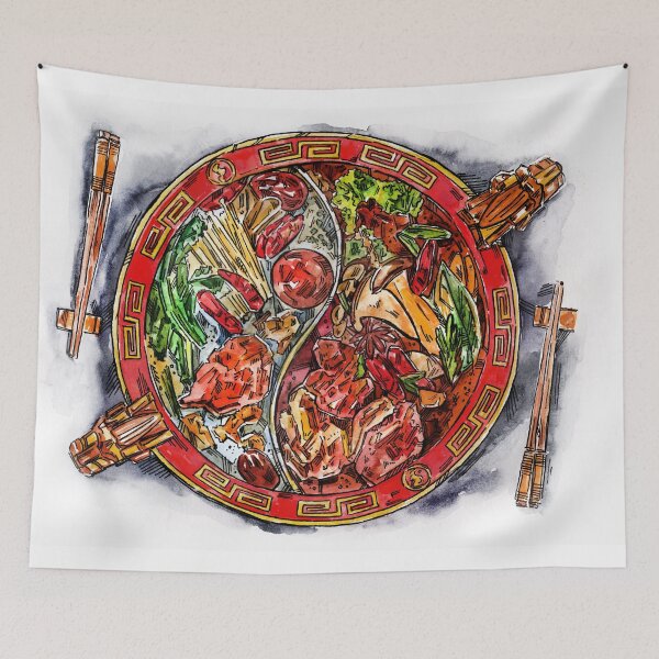 Item preview, Comida china. Acuarela. designed and sold by Shevi.