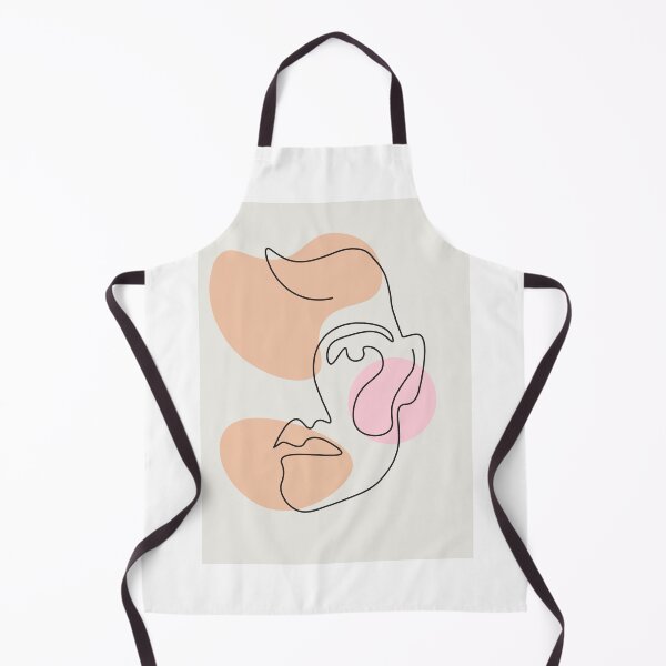 Item preview, single line art face designed and sold by ClusterOneArt.