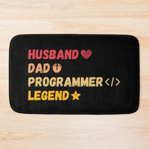 Item preview, Husband Dad Programmer Legend designed and sold by 24FAHSION.