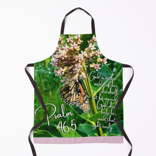 Item preview, Psalm 46:5 butterfly flower designed and sold by BirdieMama.