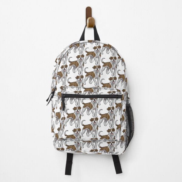 Item preview, Dog - American Bulldog - White and Brown designed and sold by Jennifer Stolzer.