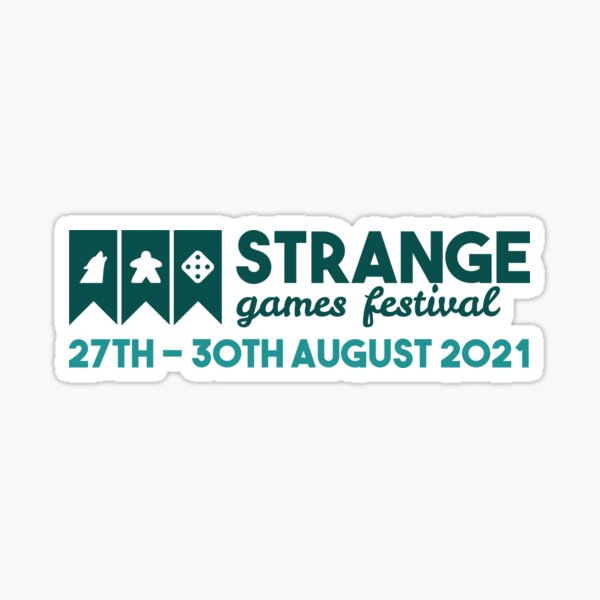 Strange Games Festival Logo (light) Sticker