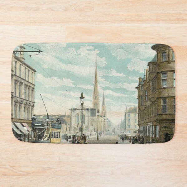 Item preview, Vintage Illustration of Great Western Road, Glasgow designed and sold by yourscotland.