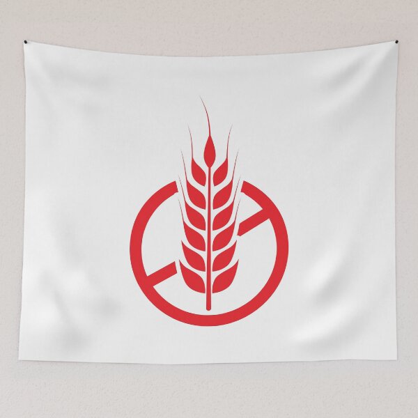 Item preview, No Gluten Sign (red) designed and sold by DKdesigns27.