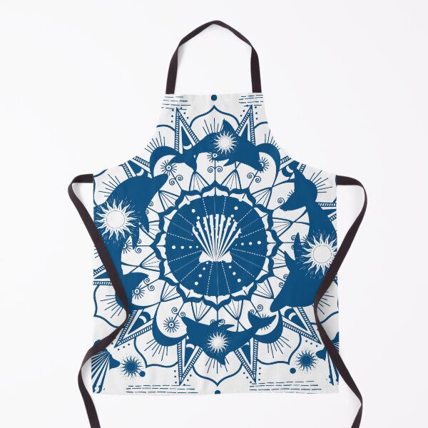 Item preview, Dolphin Seashell Magic Mandala designed and sold by fontspree.