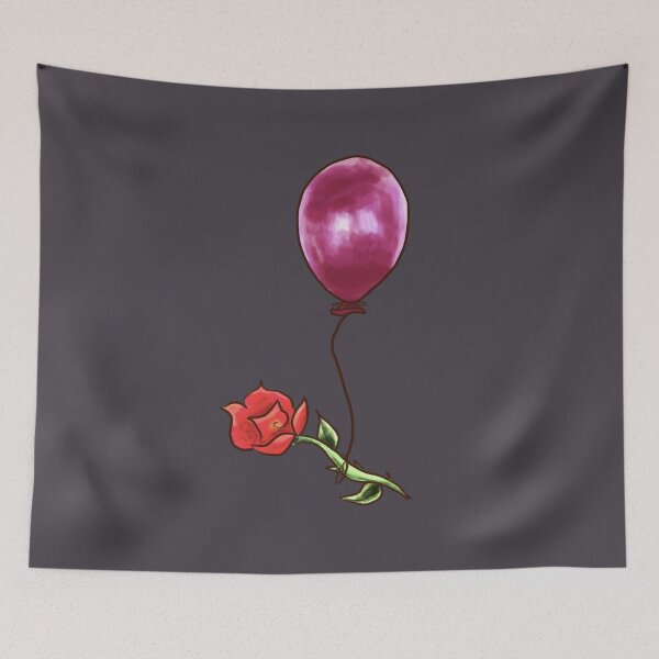 Item preview, Balloon rose designed and sold by ADrawerInPurple.