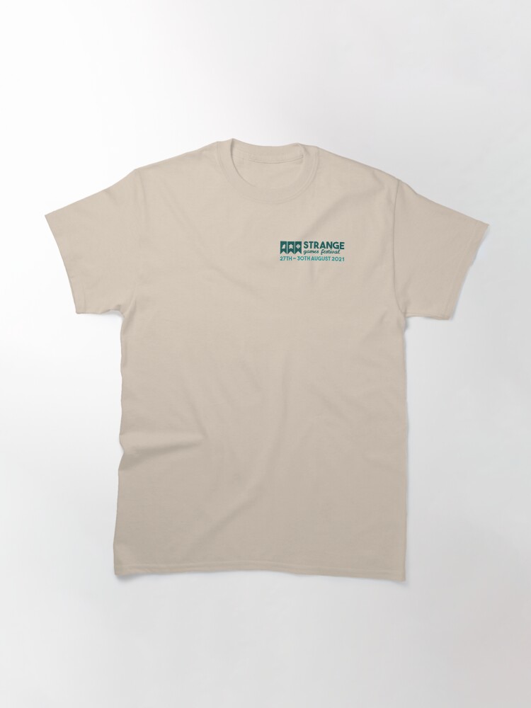 Alternate view of Strange Games Festival Logo Small (light) Classic T-Shirt