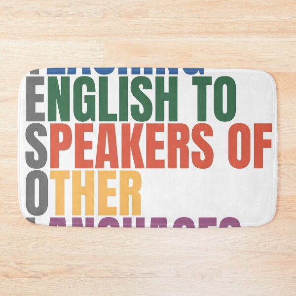 Item preview, Teaching English to Speakers of Other Languages - TESOL - Multicolor Design designed and sold by katieifeoma.