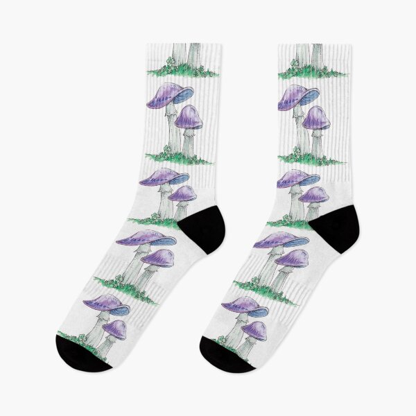 Item preview, Purple Mushrooms designed and sold by JackNRum.