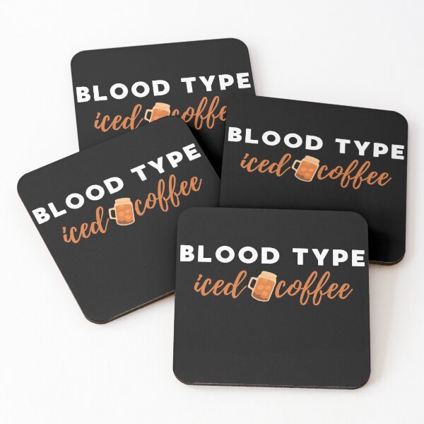 Item preview, Blood Type Iced Coffee designed and sold by 24FAHSION.