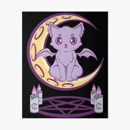 Anime Kawaii Pastel Goth Gothic Halloween Gothic Girl Pastel Wiccan Pagan  Anime Nu Goth Grunge Throw Pillow, 16x16, Multicolor