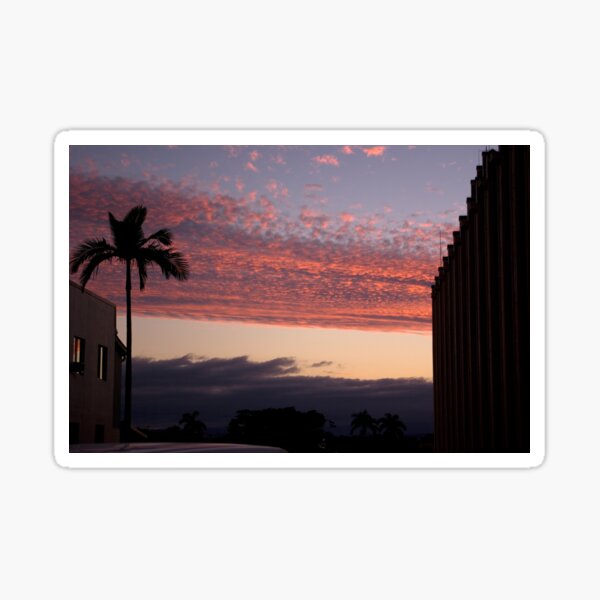 Magical Carpet ~ Sunset Ride, Rankin St. Innisfail Qld Sticker