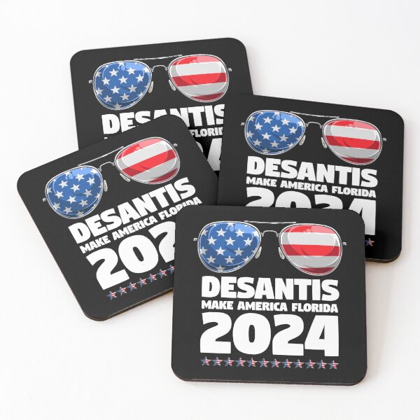 Item preview, DeSantis 2024 Sunglasses Cool Make America Florida Election designed and sold by sweetheartistic.