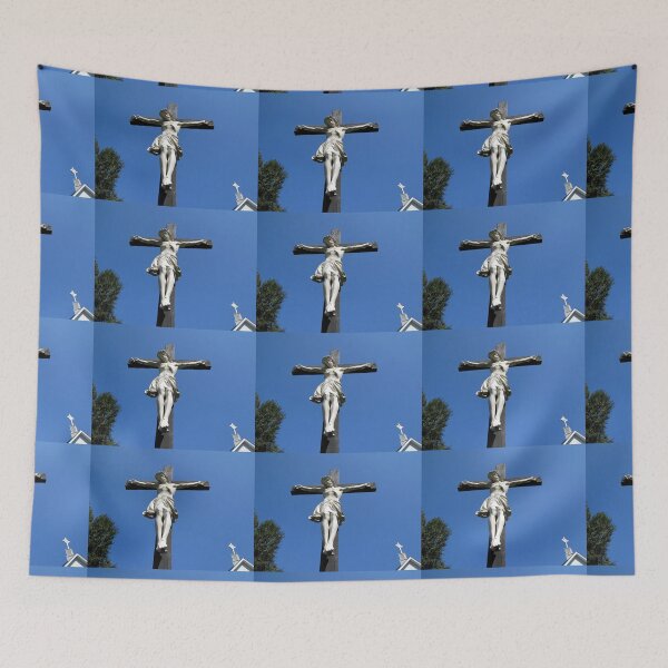 Item preview, Statue of Jesus On The Cross designed and sold by Jean Gregory Evans.