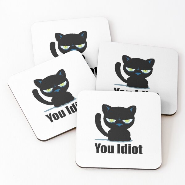 Item preview, Grumpy Cat - You Idiot designed and sold by sunsunyy.
