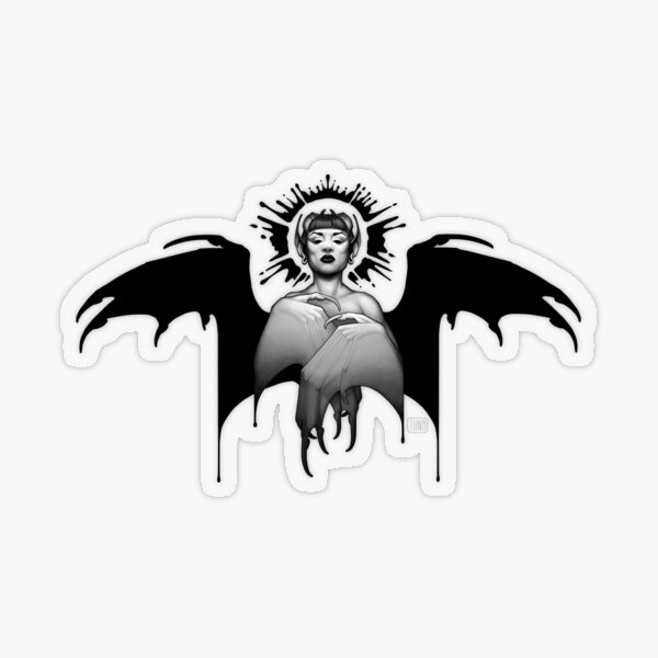 Succubus Transparent Sticker